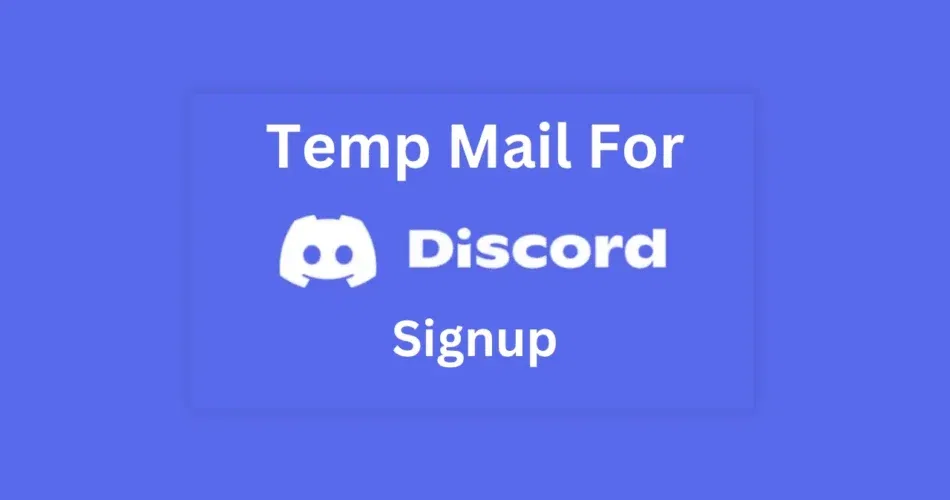 temp mail discord